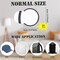 30 Pieces Sublimation Patches - Iron On Blank Patches for DIY Crafts Hats Caps Backpack Uniforms (Round / 30PCs)